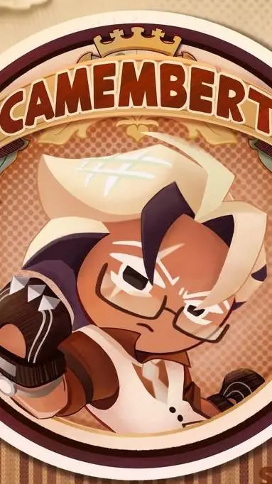 ai character: Camembert Cookie background