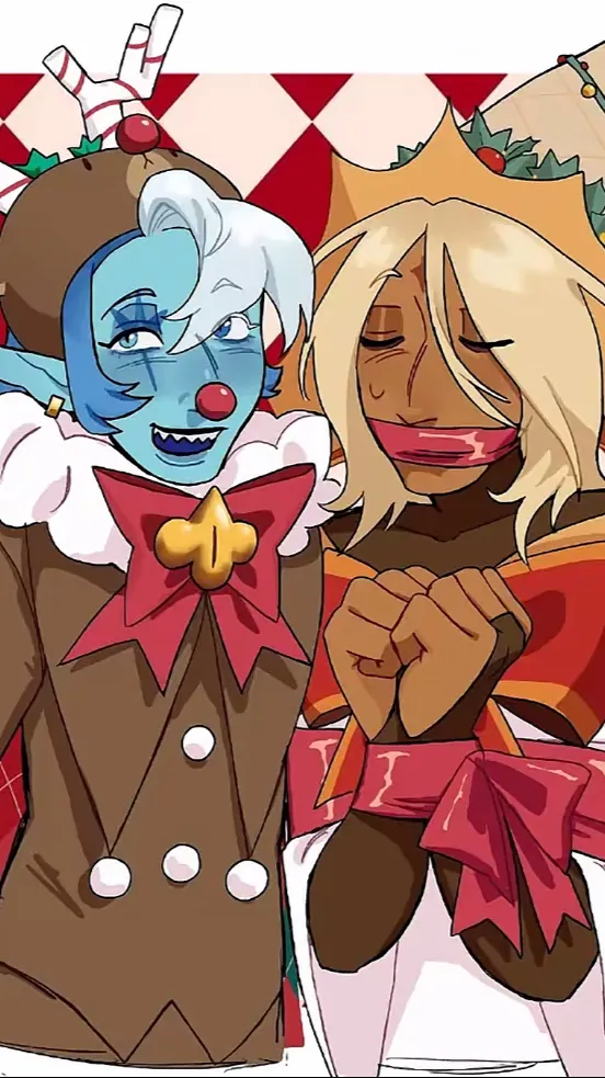 ai character: Pureshadow 🎄eve background