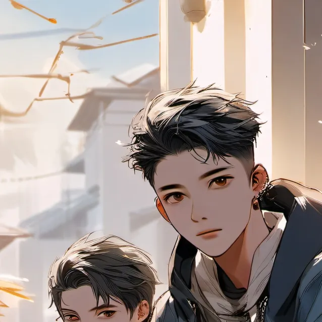 chat with ai character: 2 boys