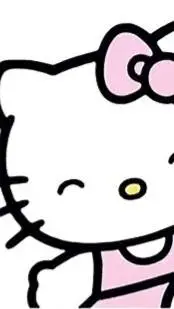 ai character: hello kitty background