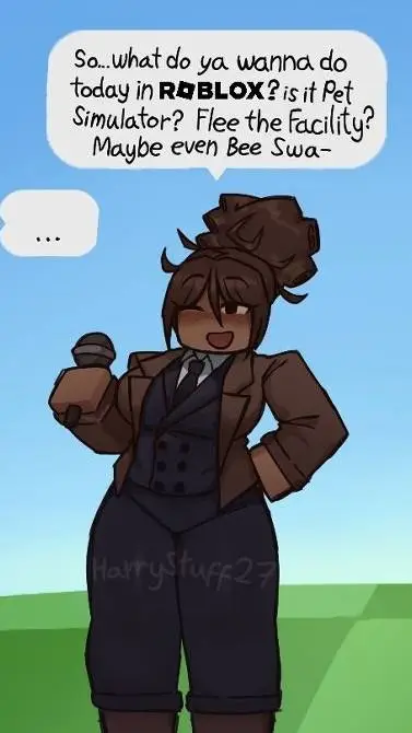ai character: new lady background