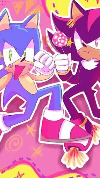 ai character: Sonic<3 background