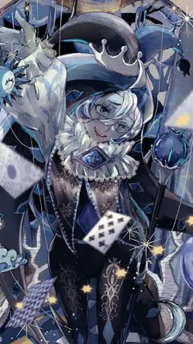 ai character: shadow milk cookie background