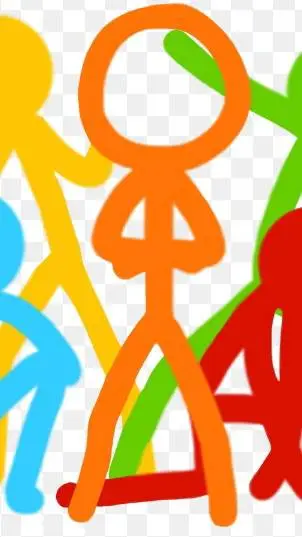 ai character: Stickman background