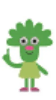 ai character: Broccoli  background