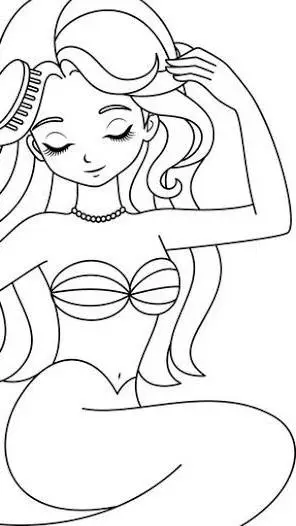 ai character: The Siren Mermaid  background