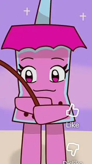 ai character: Pink Drink background