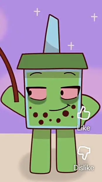 ai character: Green Drink  background