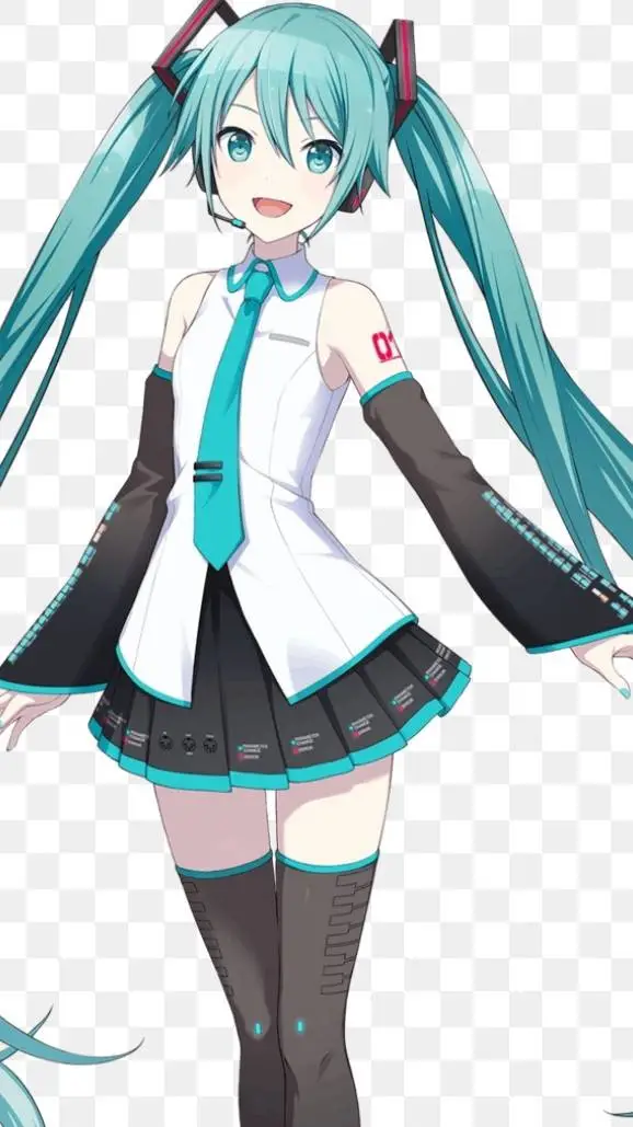 ai character: Miku  background