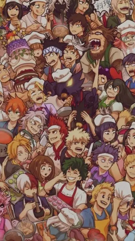 ai character: MHA SLEEPOVER~ background