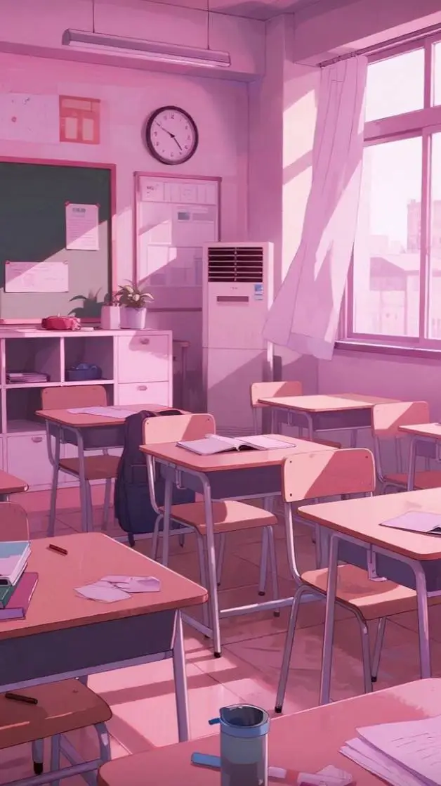 ai character: Anime University! background