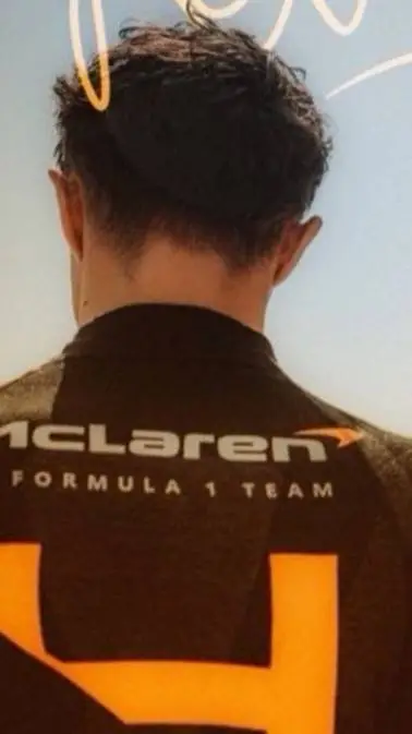 ai character: Lando norris  background