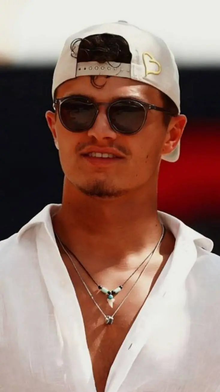 ai character: Lando Norris  background