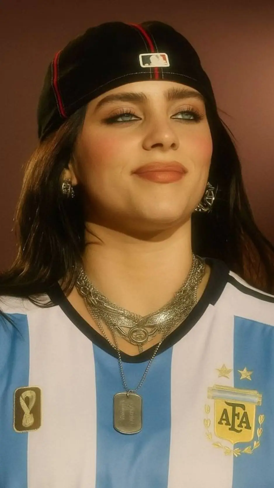 ai character: Billie eilish background