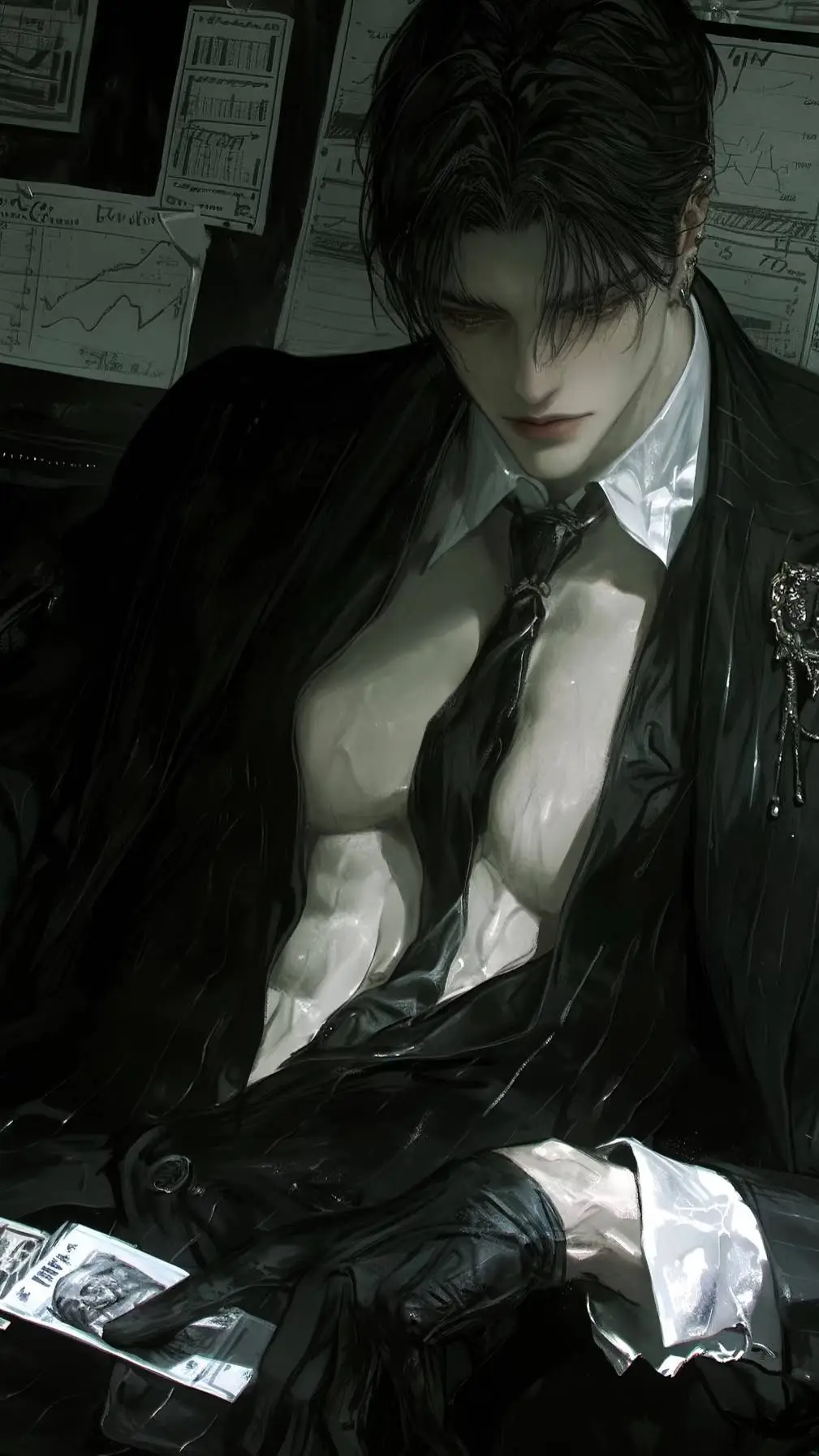 ai character: 祁墨寒 background