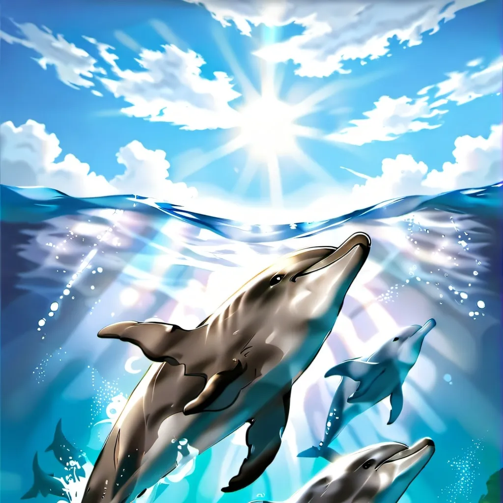 chat with ai character: Dolphin life