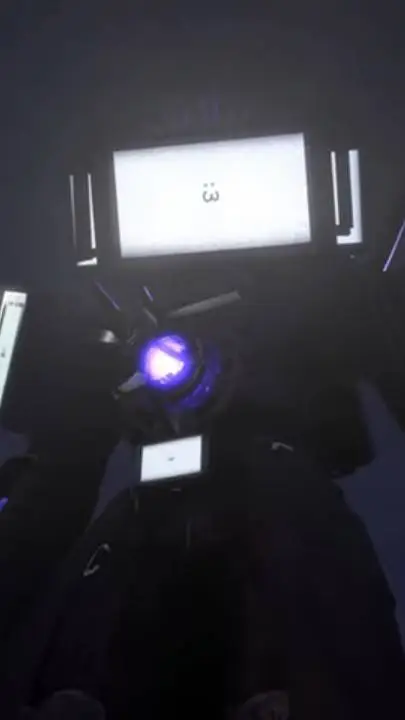 ai character: titan tv man background
