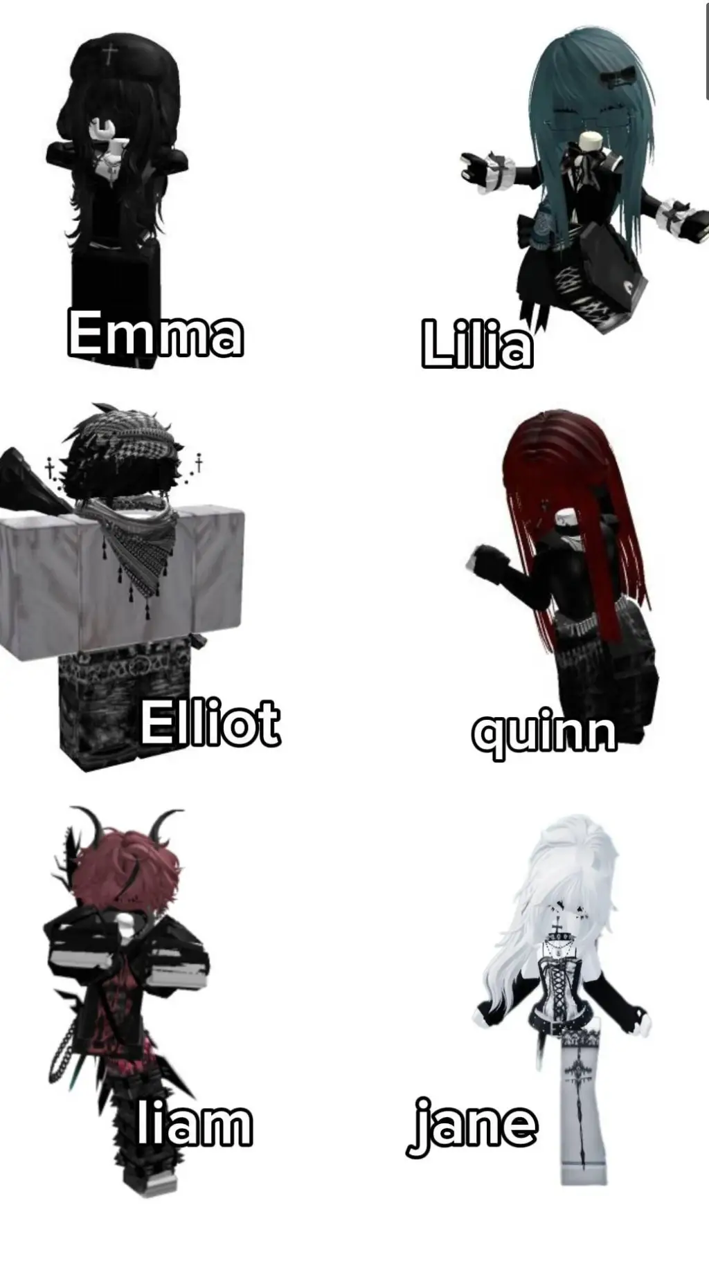 ai character:  weird Roblox Gc background