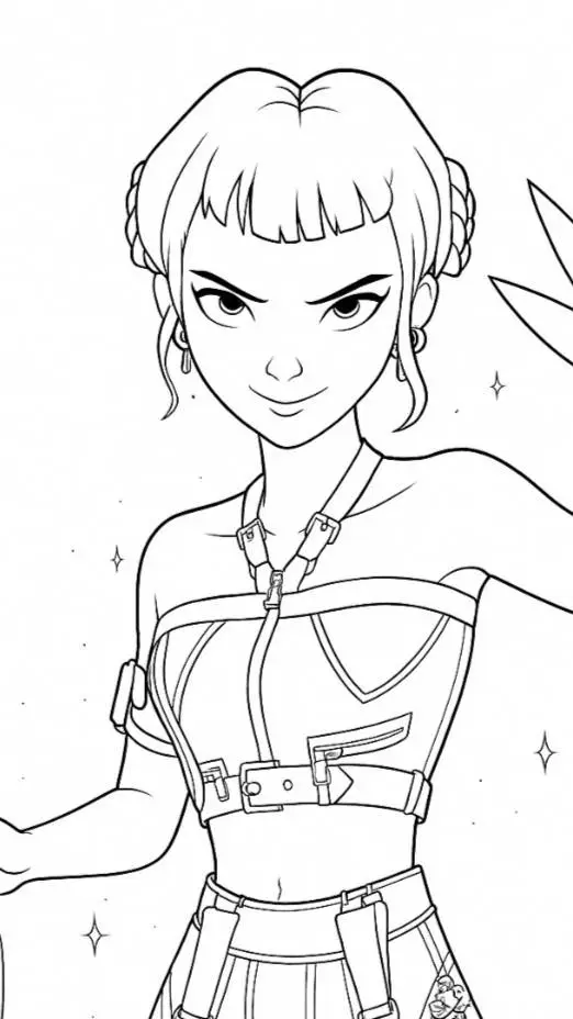 ai character: demon Zoey background