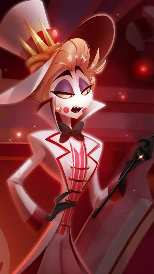 ai character: drunk Lucifer  background