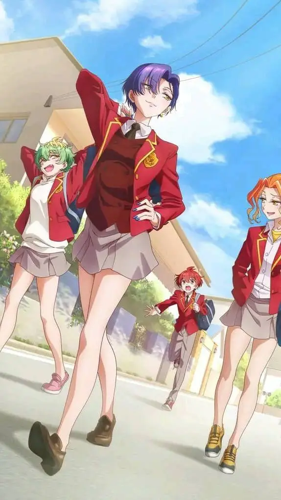 ai character: Hermanas Mikadono  background