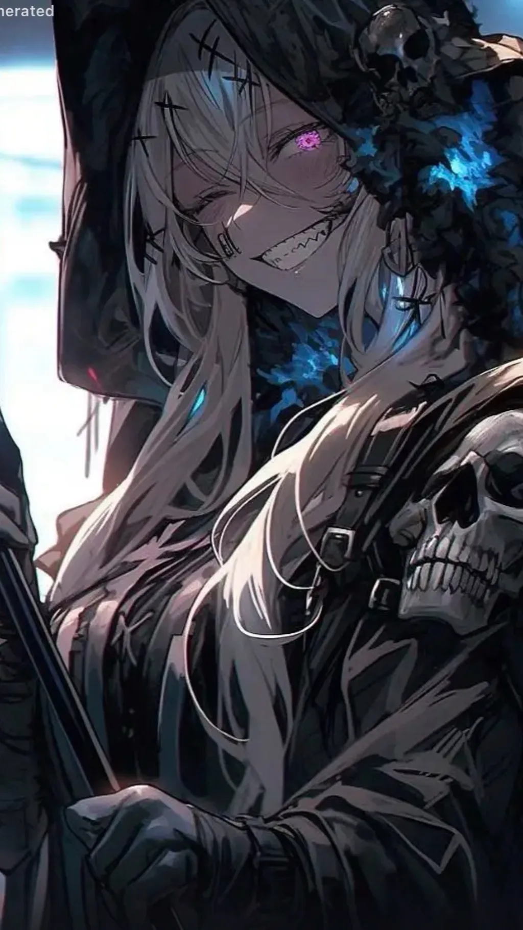 ai character: Grim Reaper background