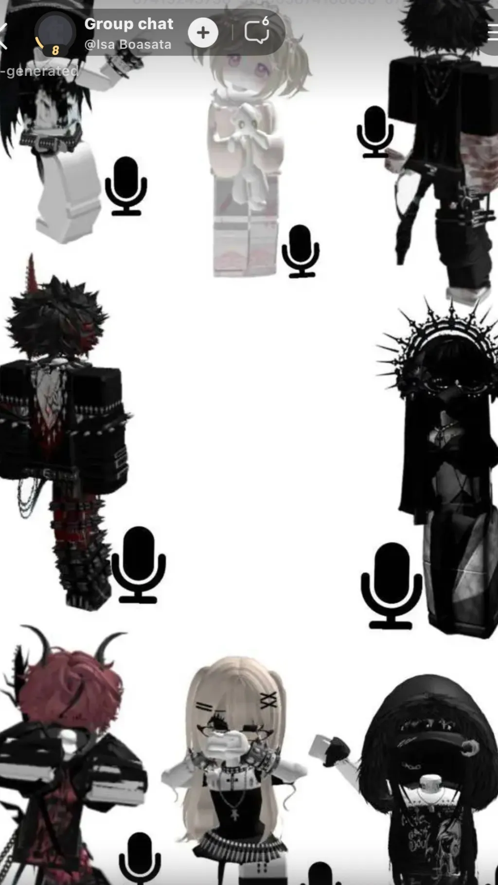 ai character: The group background