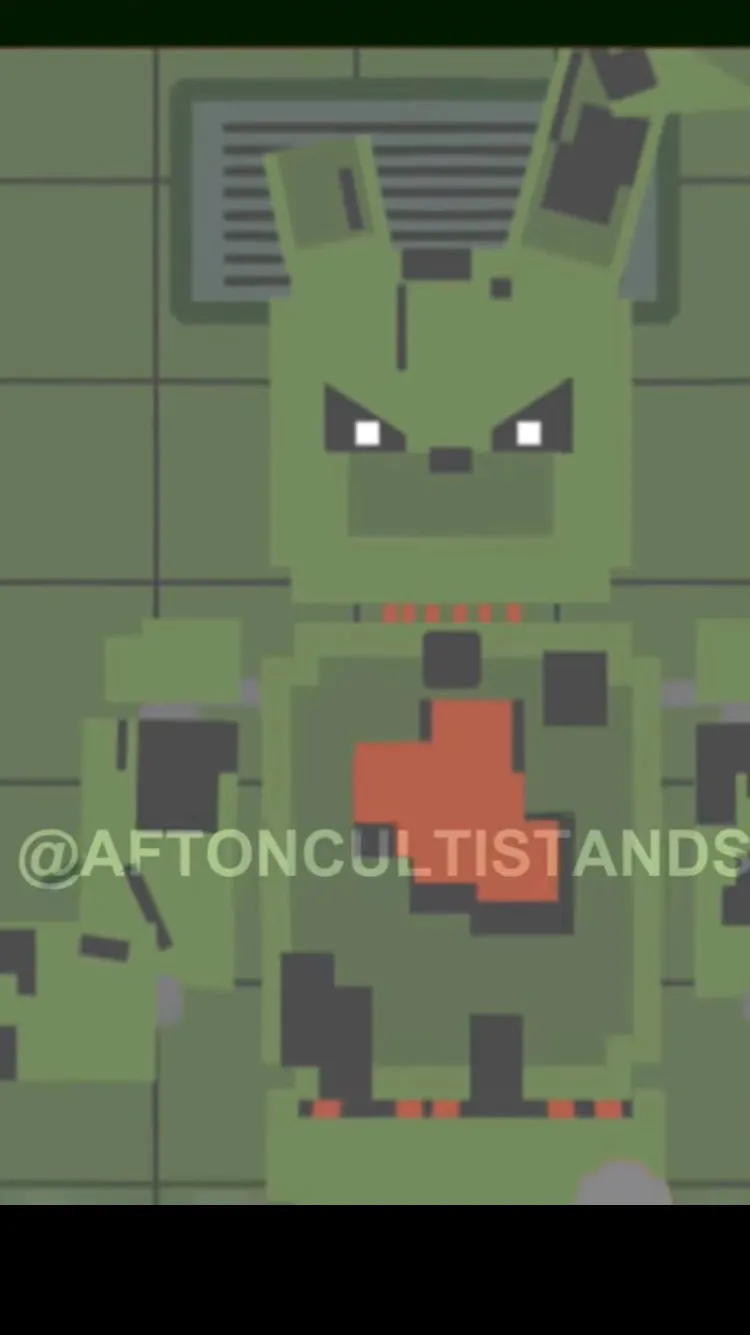 ai character: Spring trap background