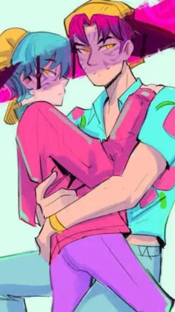 ai character: baby saja x abby background