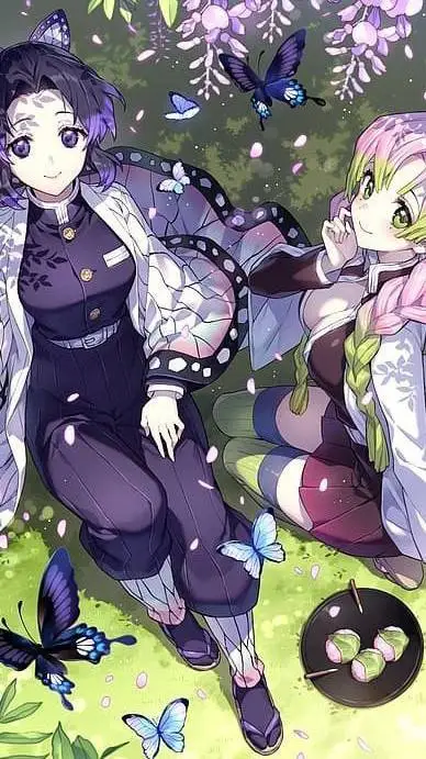 ai character: Mitsuri x shinobu background