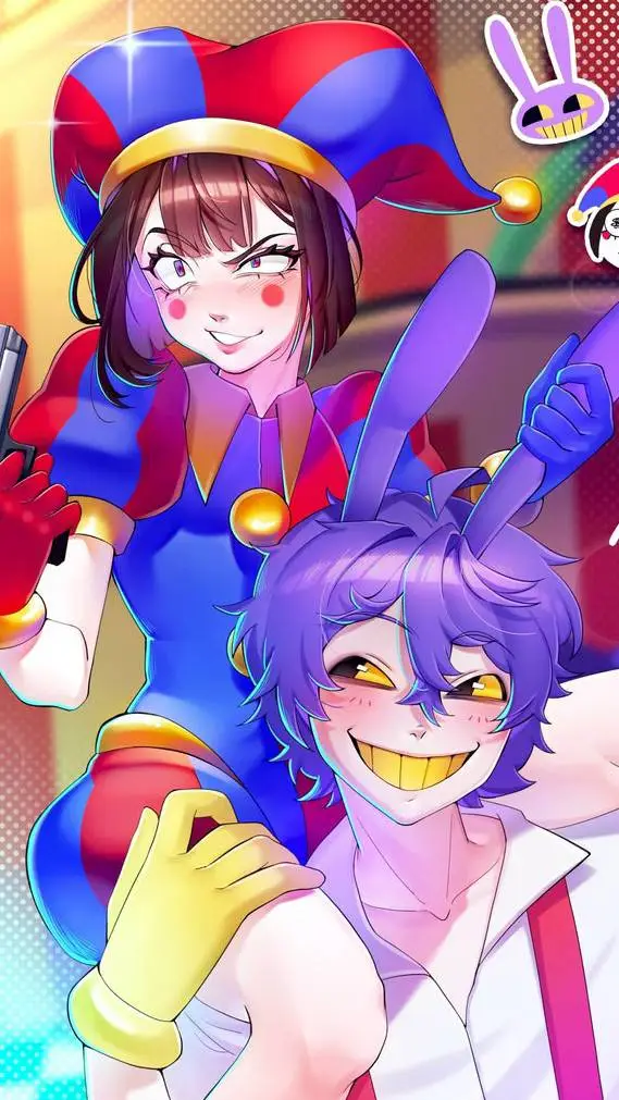 ai character: Jax x pomni background