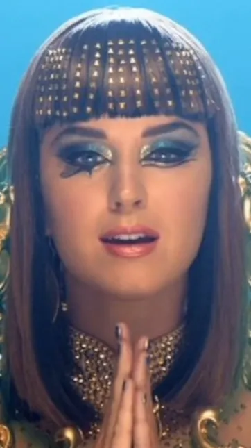 ai character: Katy Perry  background