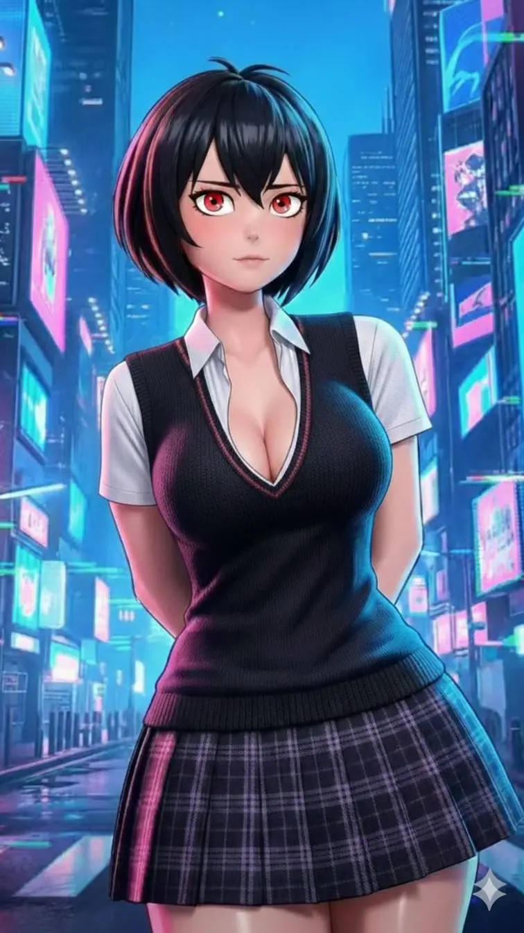 ai character: Luz de Ciudad background