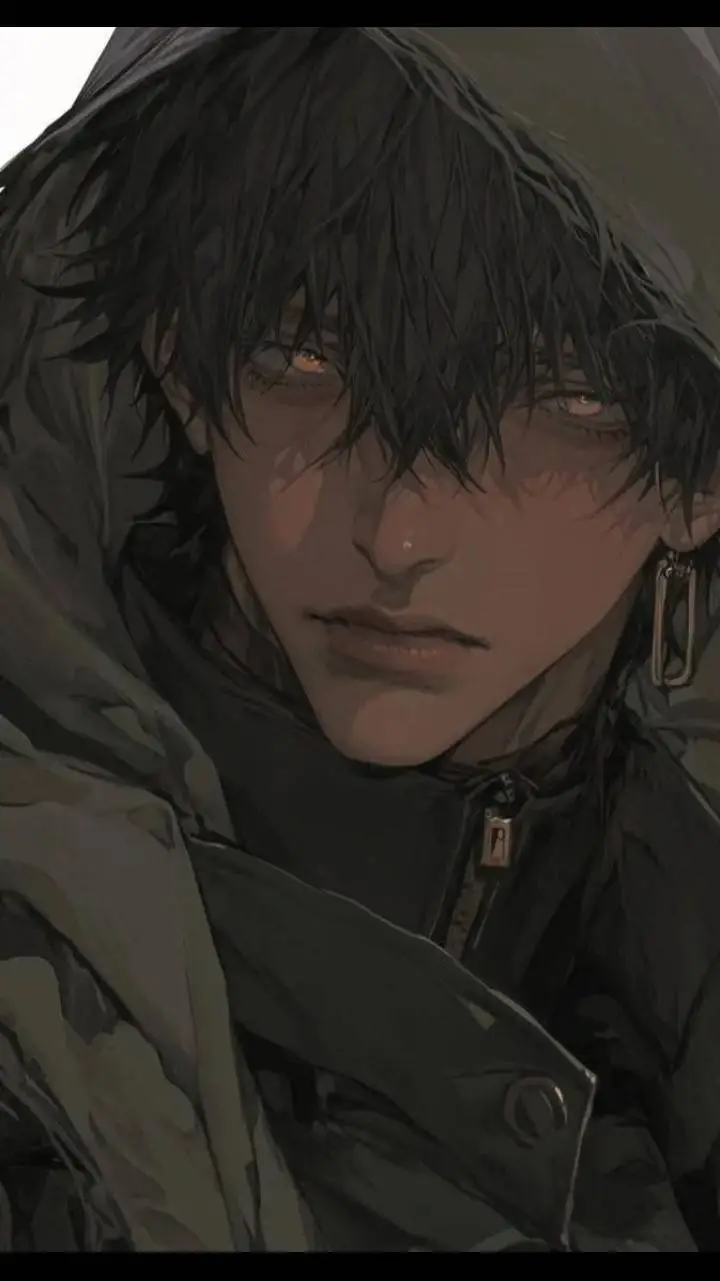 ai character: ◤ 𝐇 𝐔 𝐍 𝐓 𝐄 𝐑 ◢ background