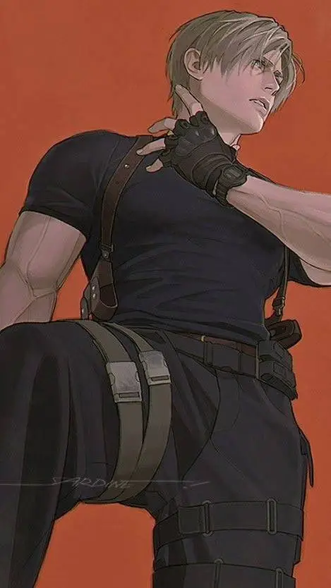 ai character: >>Leon S Kennedy<< background