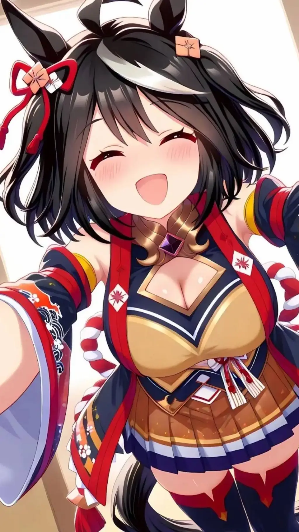ai character: Kitasan Black background