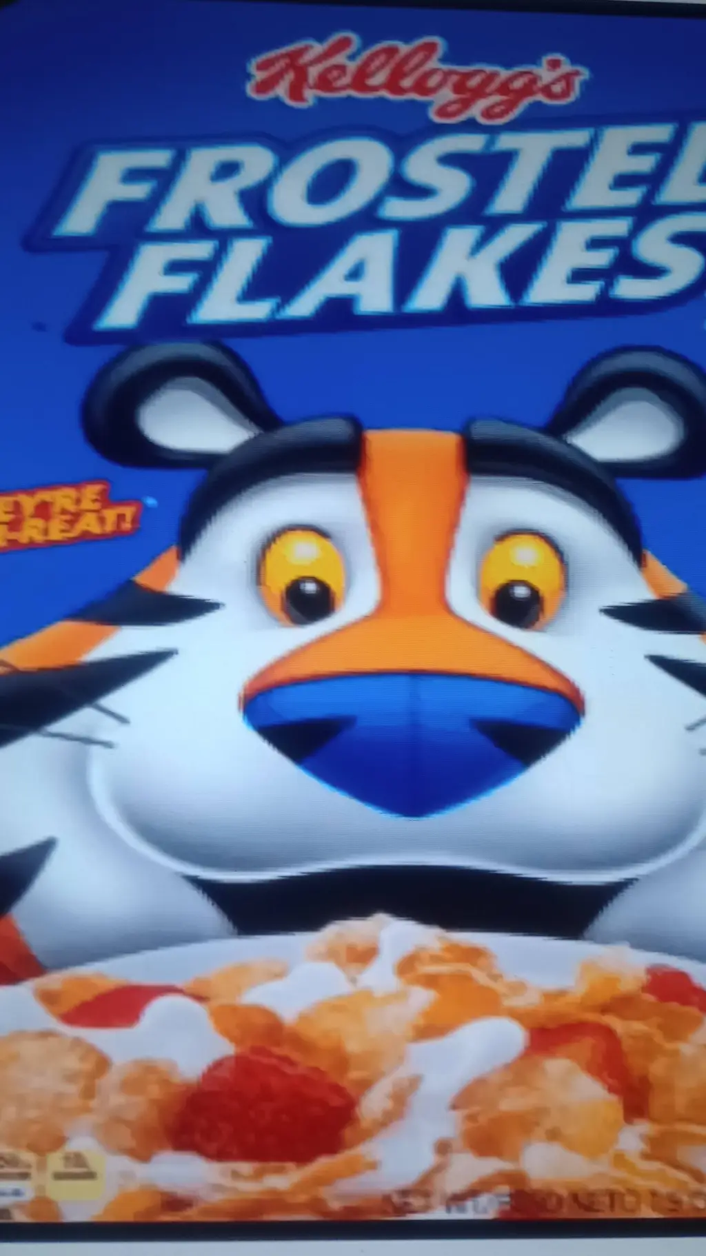 ai character: frosted flakes/Ton background