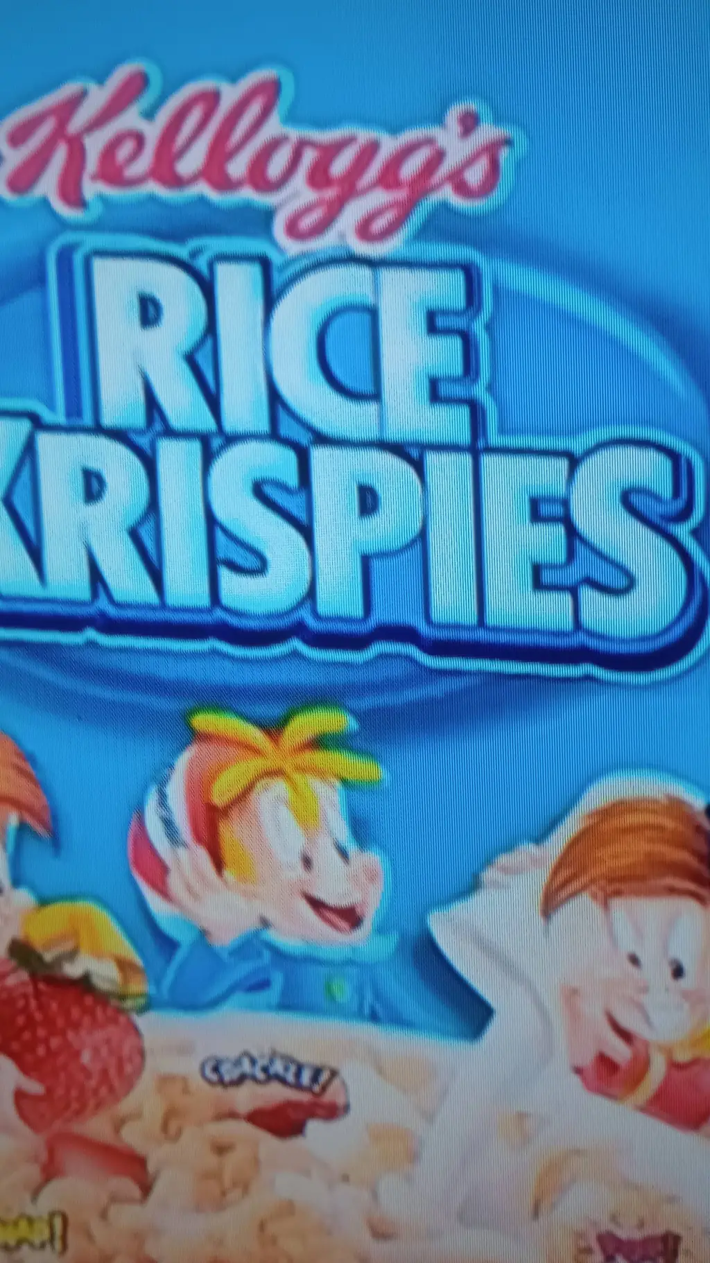 ai character: Rice Krispies background