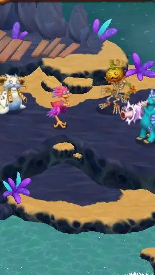 ai character: 👻wanderer Island🎃🦴 background