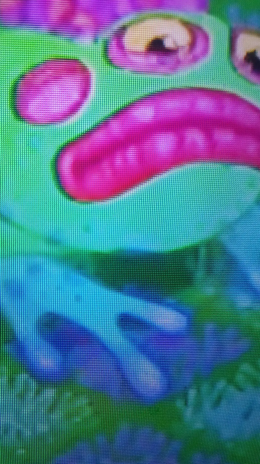 ai character: Fwog background