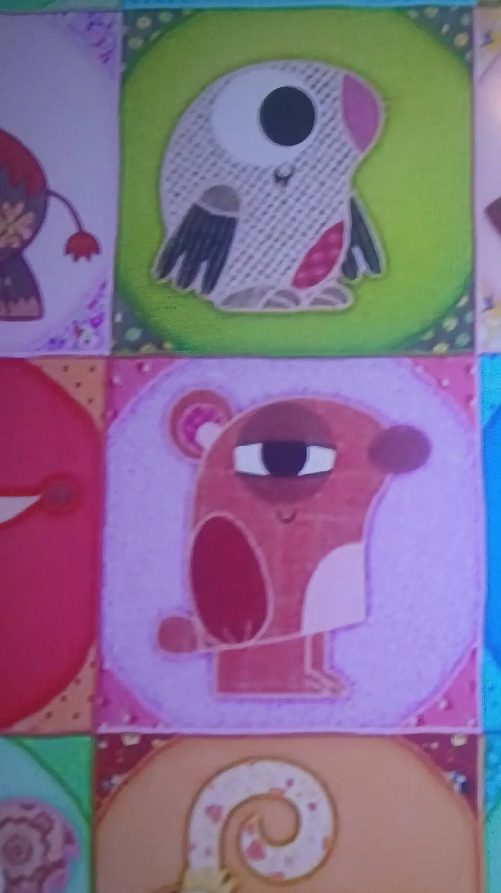 ai character: Patchwork Pals background