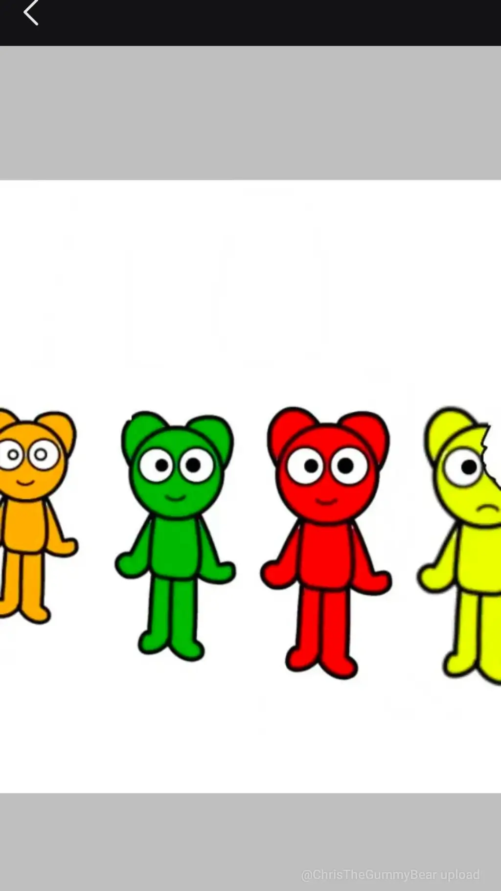 ai character: gummy bears background