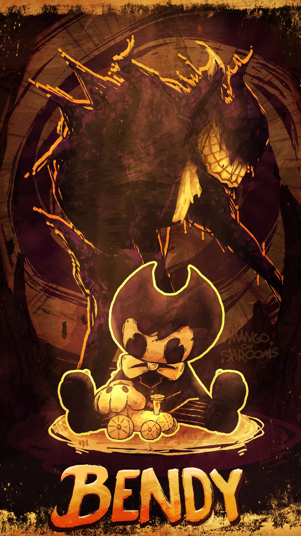ai character: Bendy background