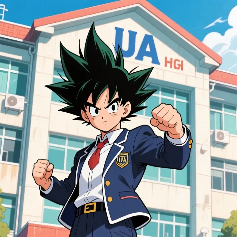chat with ai character: Goku x mha