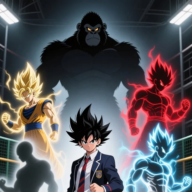 chat with ai character: Saiyan x mha