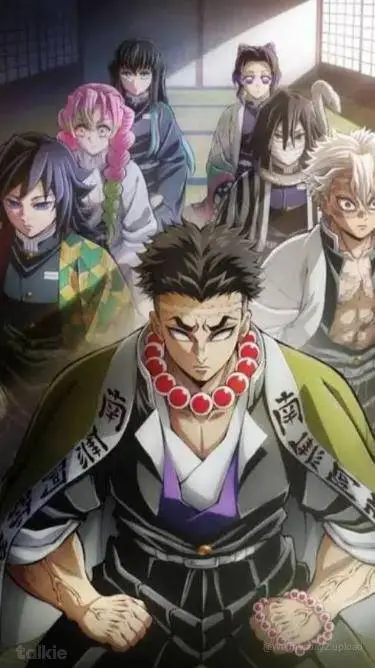 ai character: hashira game night background