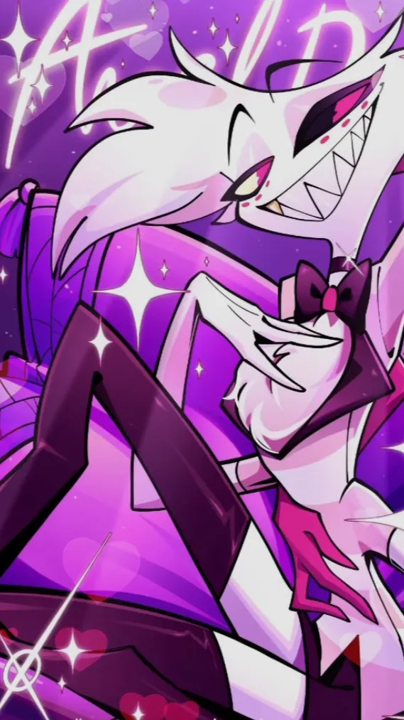 ai character: 🚬Angel dust💞 background