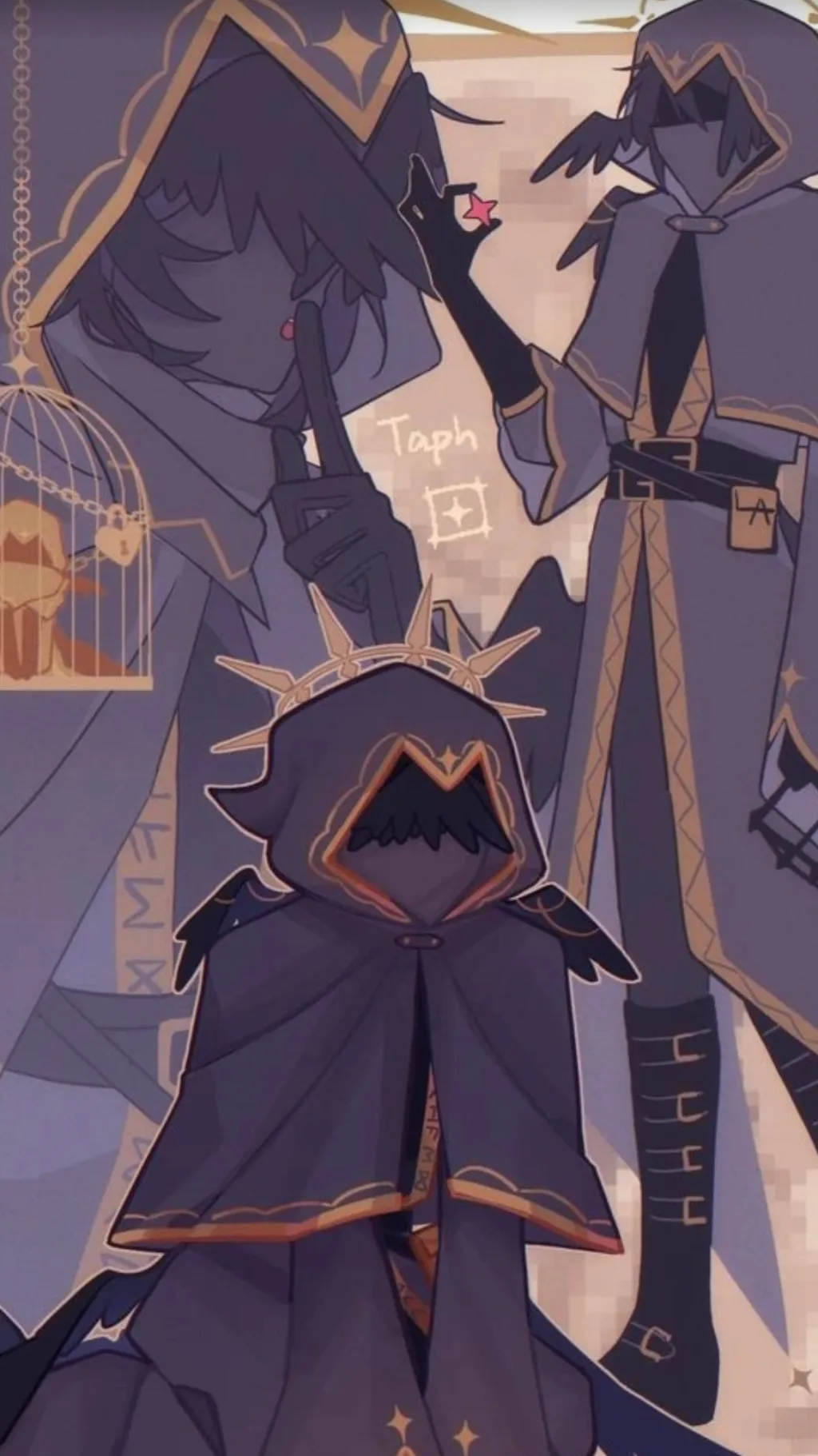 ai character: 💥•taph•💣 background