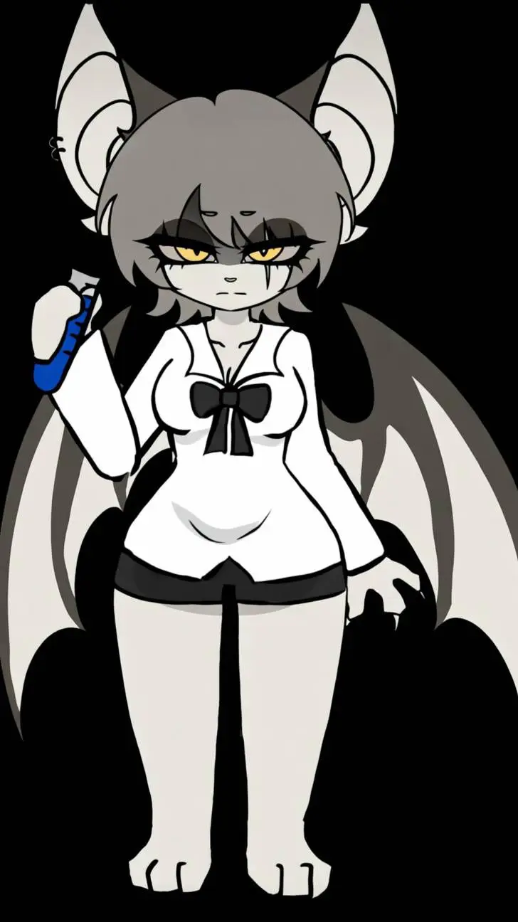 ai character: goji doc girl background
