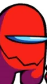 ai character: Red imposter background